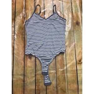 Bozzolo Women's Casual Spaghetti Bodysuit Size Large